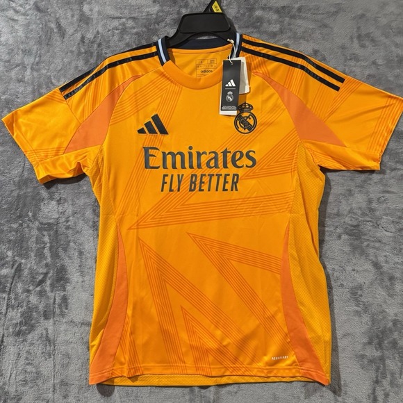 Adidas Real Madrid 2024/2025 Away Slim Fit Jersey Fan [IU5013] Men's Size Large